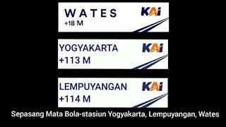 Bel stasiun Yogyakarta Lempuyangan wates Sepasang Mata Bola