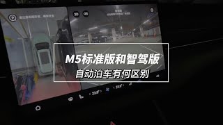 问界M5标准版和M5智驾版，自动泊车有何区别？