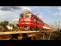 bulgarian railways skoda 68e locomotives on а various trains