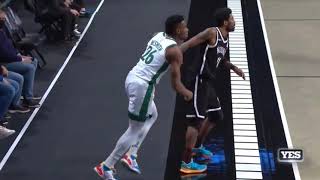 Kyrie Irving Shows Amazing Sportsmanship To Celtics Rookie After Blake Griffin CRAZY Dunk !