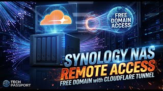 How to Access Synology NAS Remotely with Cloudflare Tunnel (Free Domain Method)