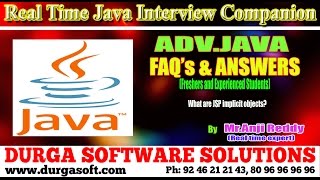 Java Interview Companion||Adv Java ||What are JSP implicit objects?