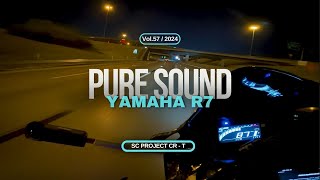 3 AM Chill Ride | Pure Sound Yamaha R7 with SC Project CR-T Exhaust