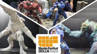 Pacific Rim Wonderfest 2024 Action Figures LingJiHun/Flame Toys | Leatherback, Gipsy Danger