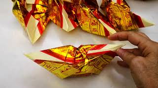 How to fold Ti Kong Kim, joss paper Gold Ingots or Tian Kong Gold (元寶) For Pai Ti Kong