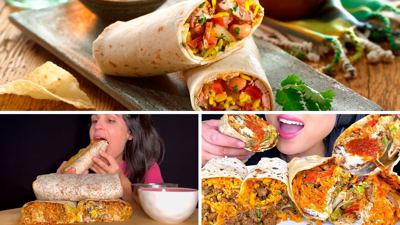 {ASMR} The BEST Compilation Of BURRITO MUKBANG |MUKBANGERS LOVE ...