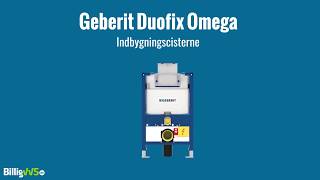 Geberit Duofix Omega Indbygningscisterne