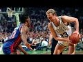 Larry Bird vs Detroit Pistons 1987 Game 5 (Bird Steals it!)