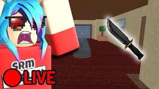 Roblox MURDER MYSTER 2 Noob! (w/ Viewers)! | LIVE 🔴