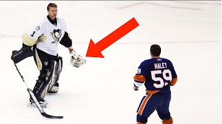 CRAZIEST Goalie Vs Player Moments In NHL..