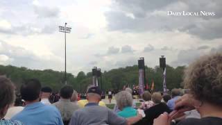 @WCUgraduation speaker Army Gen. Carol Eggert shares a story of resilience from two wounded warriors