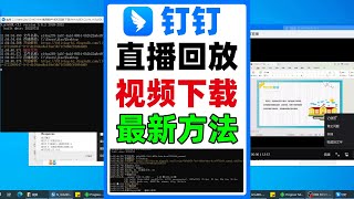 钉钉禁止下载的直播回放视频最新下载保存方法，支持最新版钉钉