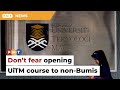 Zaid slams ‘fear’ of opening UiTM course to non-Bumis