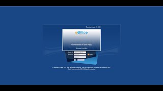 Video 1 - eOffice-யை login செய்து, efile version 7-ஐ பயன்படுத்துவது பற்றி காணலாம்