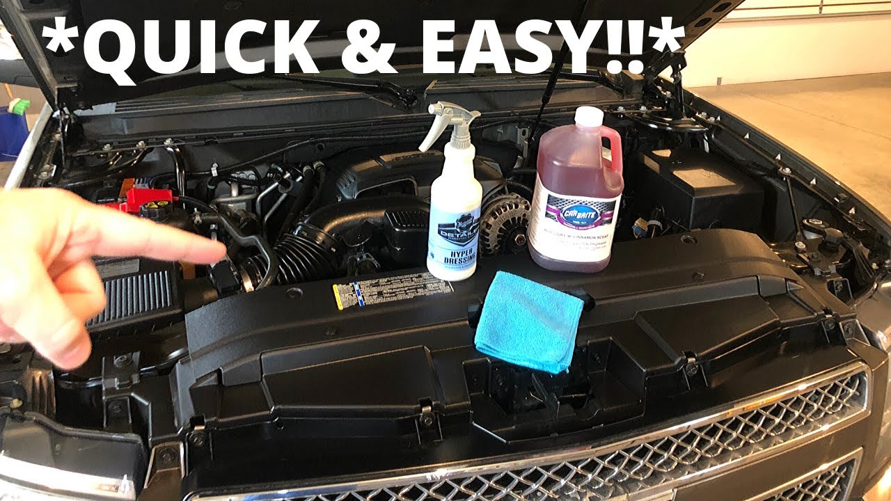 *How To EASILY Clean Your Car's ENGINE BAY Quickly And Safely With ...