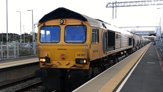 harborough station class 47 47749 GBRF class 720112 a class 66707 GBRF with great 1 tone 28/9/22