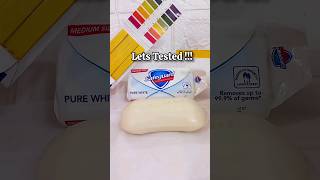 Shocking🤯 safeguard soap ph test #shorts #safeguard#soap#bodycare#beauty#bathing #soaptest #phtest