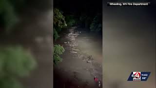 There’s at least 5 people dead in wheeling after the storm brought major flash flooding