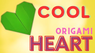 How to make easiest origami heart | easiest paper heart | DIY | 5 minutes craft | asmr | easyorigami