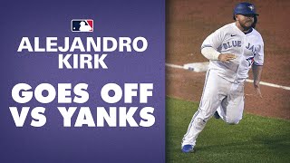 Blue Jays' rookie Alejandro Kirk racks up 4 hits in huge night vs. Yankees! Unit dominates!