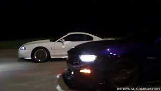 YSI Coyote Swapped SN95 Cobra vs S550 vs Vortech 363 Stroker Mustang GT Street Race