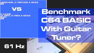 Benchmark By Guitar Tuner? More Commodore 64 BASIC Optimization Tricks