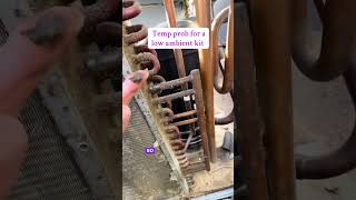 She’s a leaker. #hvac #fyp #commercialhvac #leaks #womenintrades #bluecollar