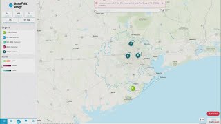 CenterPoint's new power outage tracker map is live online