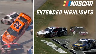 Big wrecks and Logano goes over: Cup Series havoc at Talladega | Extended Highlights