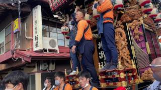 令和四年度遠州森のまつり 北街社 石松囃子〜屋台下