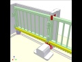 slide folding gate