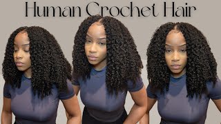 😍GORGEOUS Kinky Curly Human Crochet Hair ft.YWIGS | *very detailed* | SharronReneé