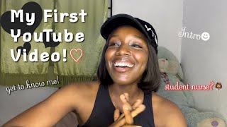 My First YouTube Video (Introduction Video) | Get to know me