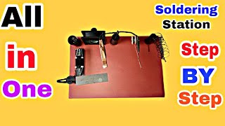 How to make soldering iron station | All in one soldering station