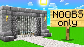 We Built A NOOBS ONLY JAIL In Minecraft!