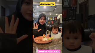 Ameena kaget mamanur jatuh#ameena#ameenaatta#ameenahannanuratta#attaaurel#atta#ahha#aurel#shorts