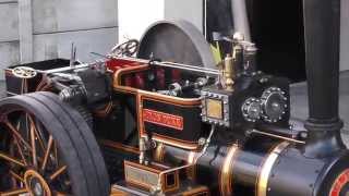 Miniature Traction Engine first successful steaming