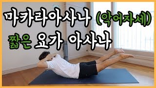 [요가 자세] 마카라아사나 (악어자세) 요가 아사나 를 통한 건강한 신체 I 맨날요가 l daily yoga I No. 038 I