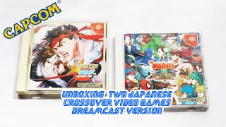 SEGA DREAMCAST: CAPCOM VS SNK / MARVEL VS CAPCOM (UNBOXING)