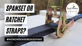 Spanset or Ratchet Straps? Review, Demonstration and My Favourite!