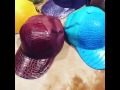 All-Over Handmade Alligator & Ostrich Quill Strapbacks - All Colors - $198.00 USD