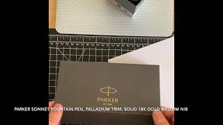 Parker Sonnet Fountain Pen, (파커 소네트 만년필)