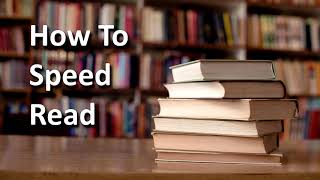 How to Speed Read - (Booktube)