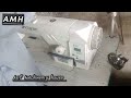 complite mehtod to convert auto zoje l s sewing machine into manual drict drive