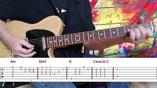 LAYLA GUITAR LESSON - How To Play The Piano Outro On Guitar