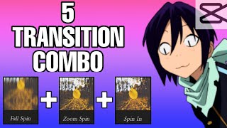 5 transition combo hack /capcut tutorial