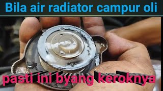 Air Radiator bercampur oil, Ini penyebabnya #isuzupanther