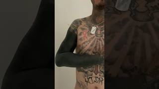 Blackout tattoo PART 2 #tattoo #blackouttattoo #fyp #dark #black #ink #tattoos #coveruptattoo #diy