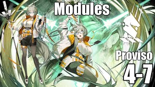 【明日方舟】専用モジュール獲得任務：プロヴァイゾ クリア参考例 4-7/Modules Proviso 4-7