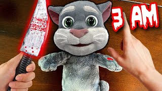 Do NOT Cut OPEN a TALKING TOM DOLL AT 3AM!! *POSSESSED & HAUNTED?!*